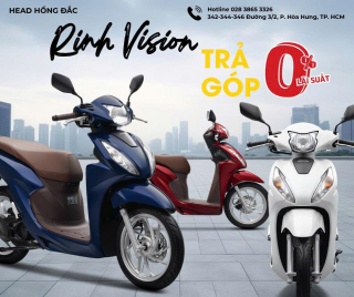 RINH VISION – TRẢ GÓP 0% LÃI SUẤT