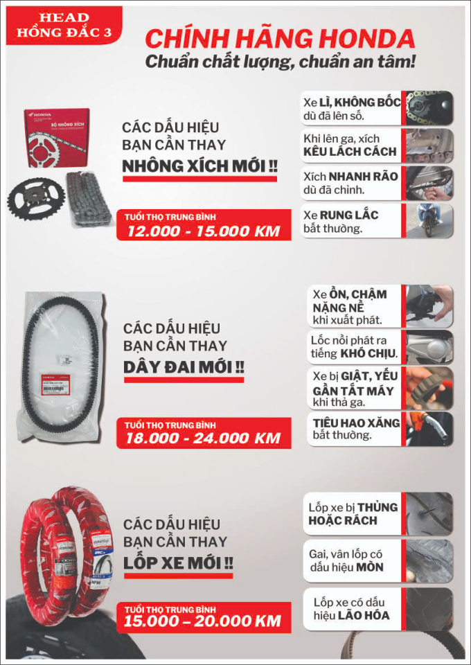 CHĂM XE CHUẨN HONDA – VẬN HÀNH ÊM, BỀN LÂU NHƯ MỚI!