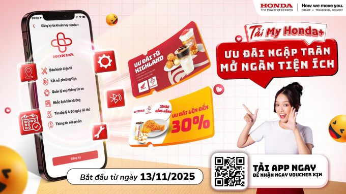 HEAD HỒNG ĐẮC trân trọng thông báo đến Quý Khách hàng chương trình ưu đãi E-voucher Lotteria & Highlands Coffee từ Honda Việt Nam (HVN) – áp dụng tại Hà Nội và TP. Hồ Chí Minh.