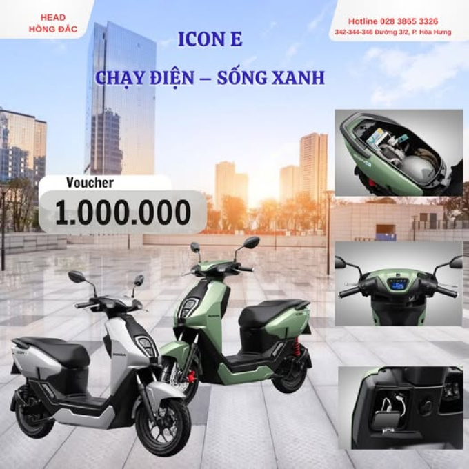 ICON E – CHẠY ĐIỆN, SỐNG XANH