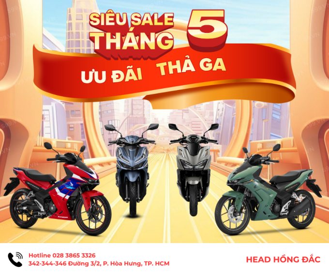 SIÊU SALE THÁNG 5 – ƯU ĐÃI THẢ GA
