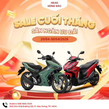  SALE CUỐI THÁNG – SĂN NGÀN ƯU ĐÃI, RINH XE CỰC CHẤT!