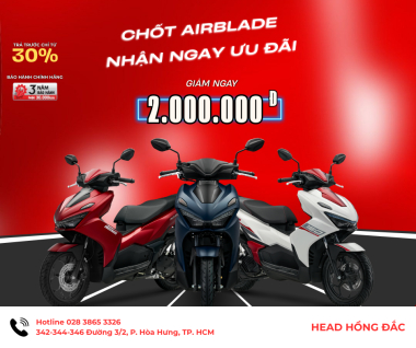 CHỐT NGAY AIR BLADE – ƯU ĐÃI CỰC CHẤT!