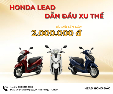 HONDA LEAD DẪN ĐẦU XU THẾ