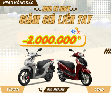MUA XE NGAY- GIẢM GIÁ LIỀN TAY