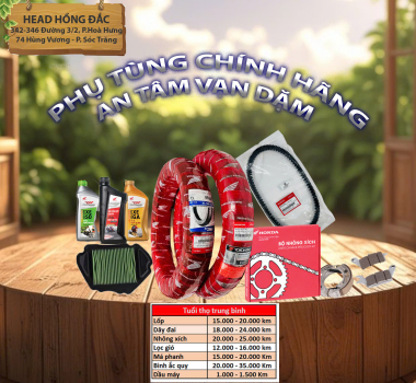 PHỤ TÙNG CHÍNH HÃNG - AN TÂM VẠN DẶM